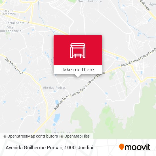Avenida Guilherme Porcari, 1000 map