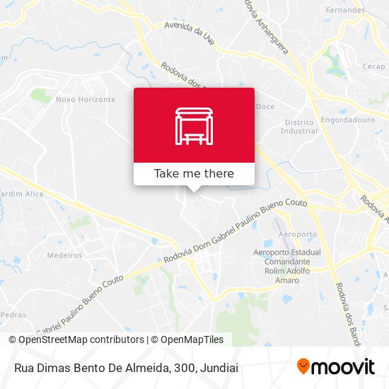 Mapa Rua Dimas Bento De Almeida, 300