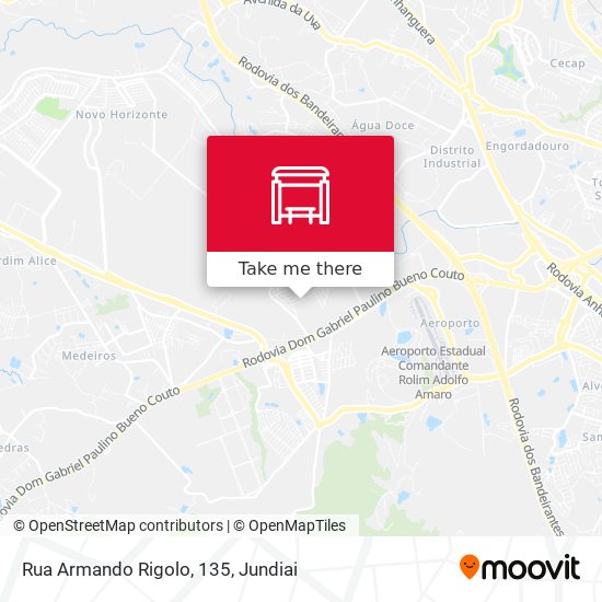 Mapa Rua Armando Rigolo, 135