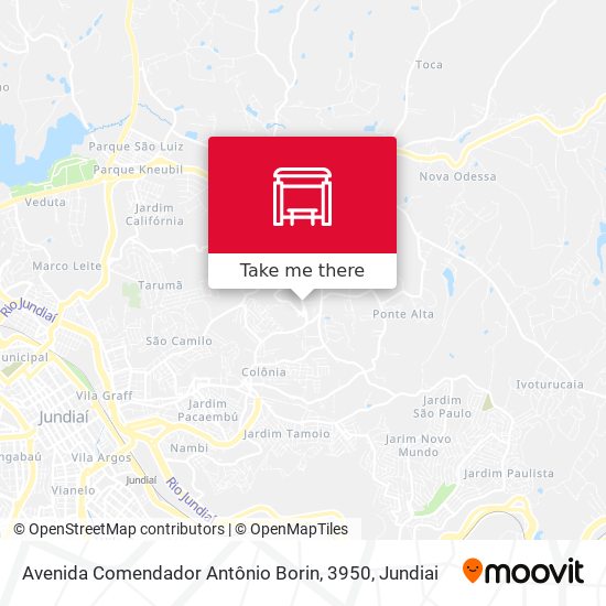 Avenida Comendador Antônio Borin, 3950 map