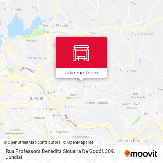 Rua Professora Benedita Siqueira De Godói, 309 map