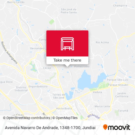 Avenida Navarro De Andrade, 1348-1700 map