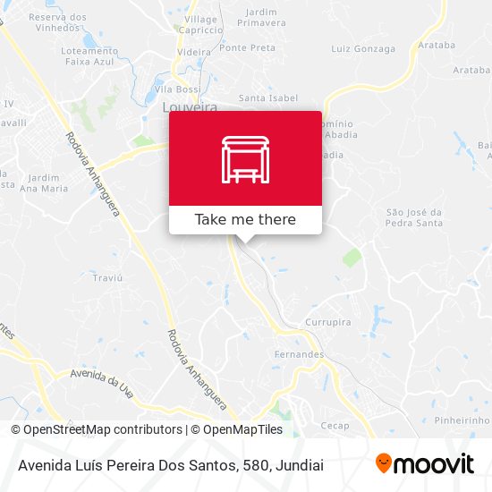 Avenida Luís Pereira Dos Santos, 580 map