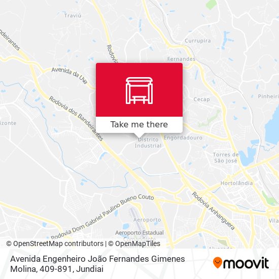 Avenida Engenheiro João Fernandes Gimenes Molina, 409-891 map
