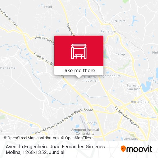 Avenida Engenheiro João Fernandes Gimenes Molina, 1268-1352 map