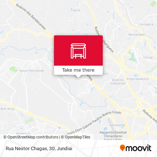 Mapa Rua Nestor Chagas, 30