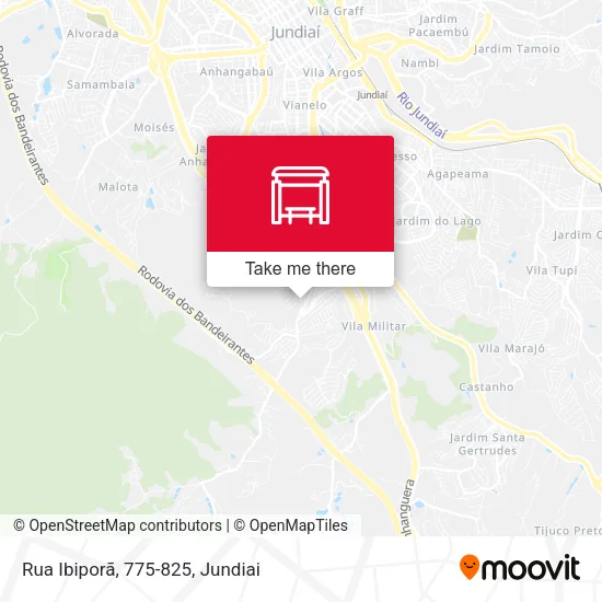 Rua Ibiporã, 775-825 map