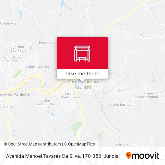 Avenida Manoel Tavares Da Silva, 170-356 map