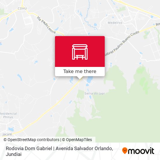 Rodovia Dom Gabriel | Avenida Salvador Orlando map