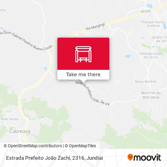 Estrada Prefeito João Zachi, 2316 map