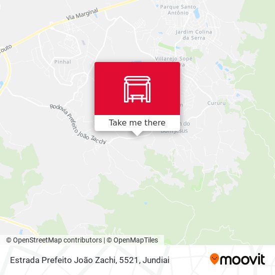 Estrada Prefeito João Zachi, 5521 map