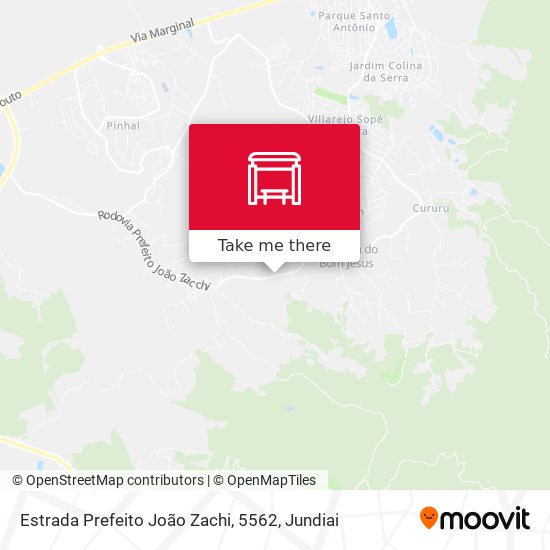 Estrada Prefeito João Zachi, 5562 map