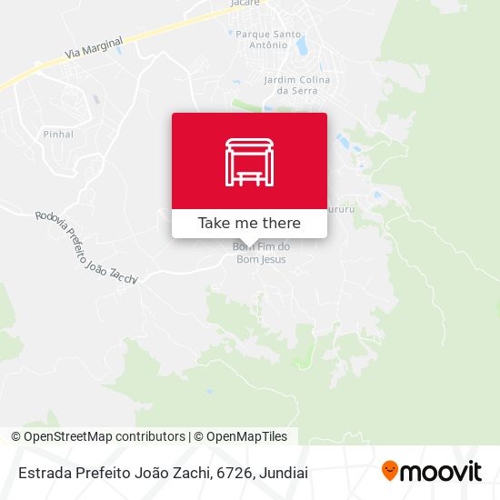 Estrada Prefeito João Zachi, 6726 map