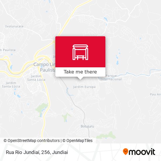 Rua Rio Jundiaí, 256 map