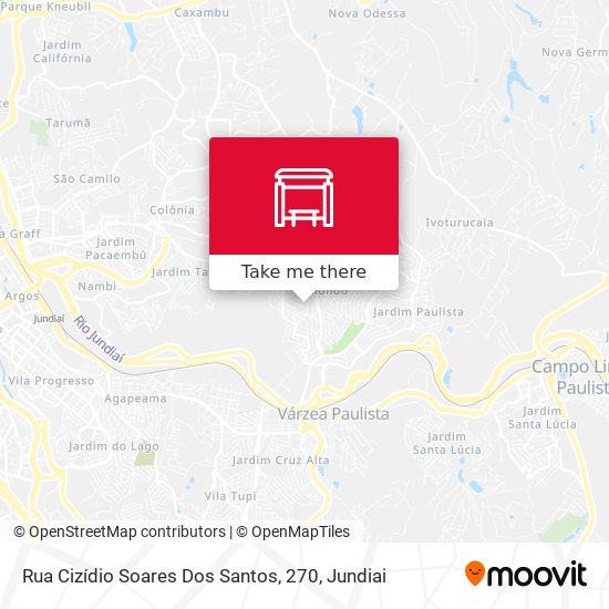Rua Cizídio Soares Dos Santos, 270 map