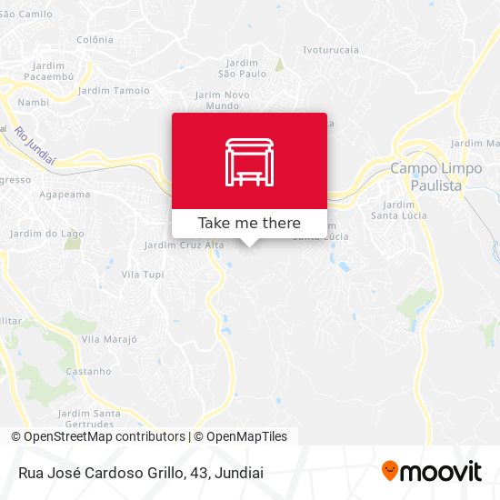 Rua José Cardoso Grillo, 43 map