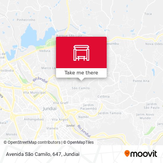 Avenida São Camilo, 647 map