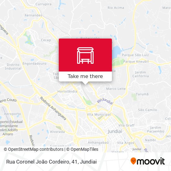 Rua Coronel João Cordeiro, 41 map