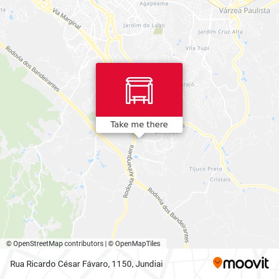 Rua Ricardo César Fávaro, 1150 map
