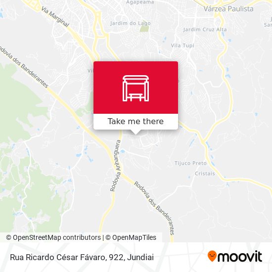 Rua Ricardo César Fávaro, 922 map