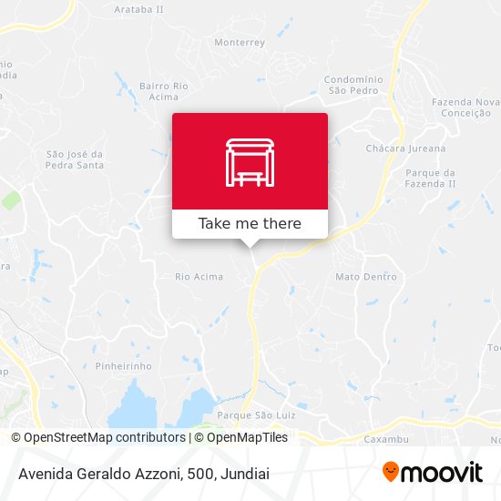 Avenida Geraldo Azzoni, 500 map