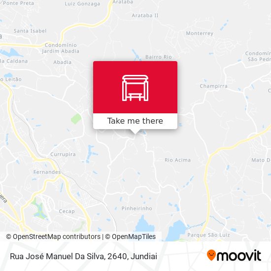 Rua José Manuel Da Silva, 2640 map
