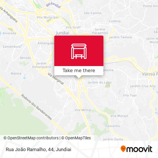 Mapa Rua João Ramalho, 44
