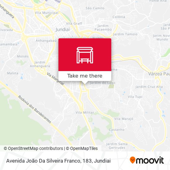 Avenida João Da Silveira Franco, 183 map
