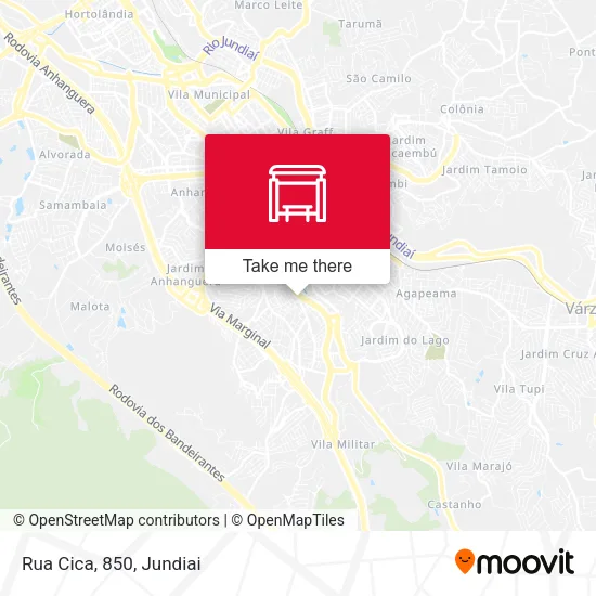 Rua Cica, 850 map