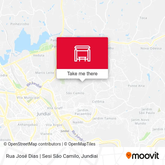 Rua José Dias | Sesi São Camilo map