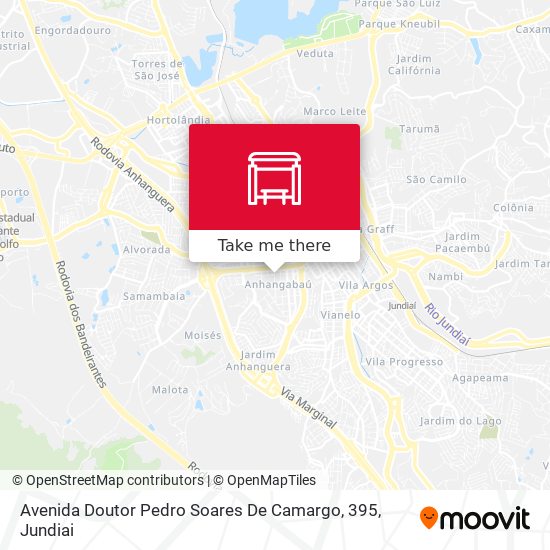 Avenida Doutor Pedro Soares De Camargo, 395 map