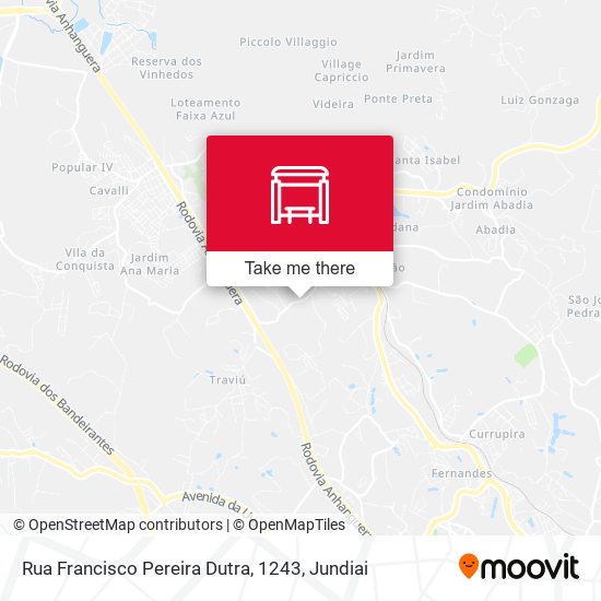 Rua Francisco Pereira Dutra, 1243 map