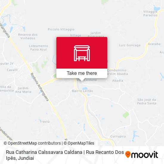 Rua Catharina Calssavara Caldana | Rua Recanto Dos Ipês map