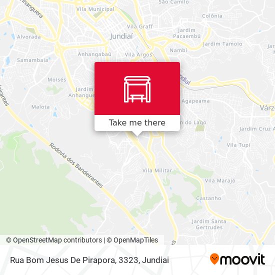 Mapa Rua Bom Jesus De Pirapora, 3323