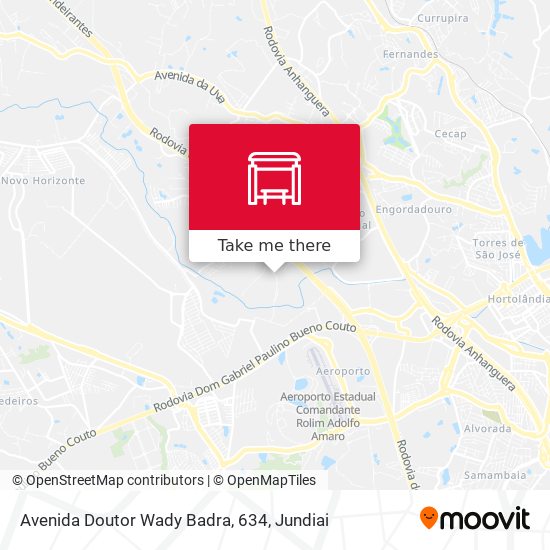 Avenida Doutor Wady Badra, 634 map