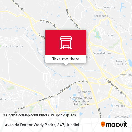 Avenida Doutor Wady Badra, 347 map