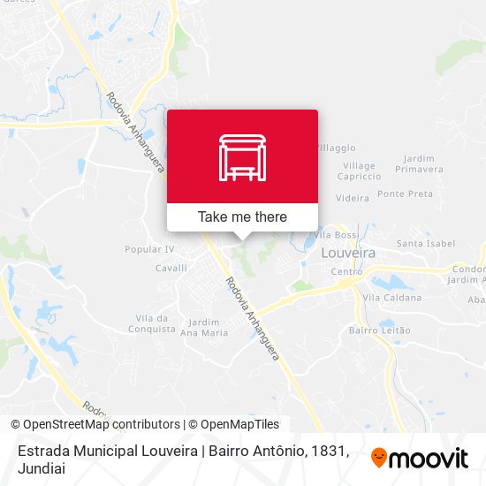 Estrada Municipal Louveira | Bairro Antônio, 1831 map