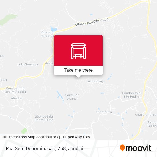 Rua Sem Denominacao, 258 map