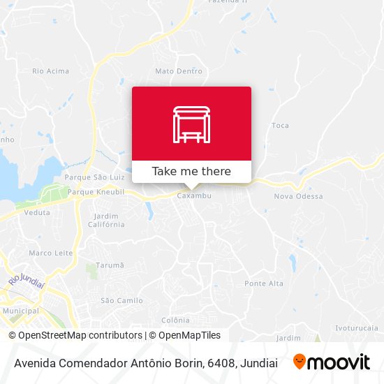 Avenida Comendador Antônio Borin, 6408 map