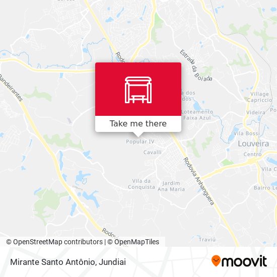 Mirante Santo Antônio map