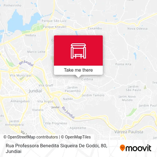 Rua Professora Benedita Siqueira De Godói, 80 map