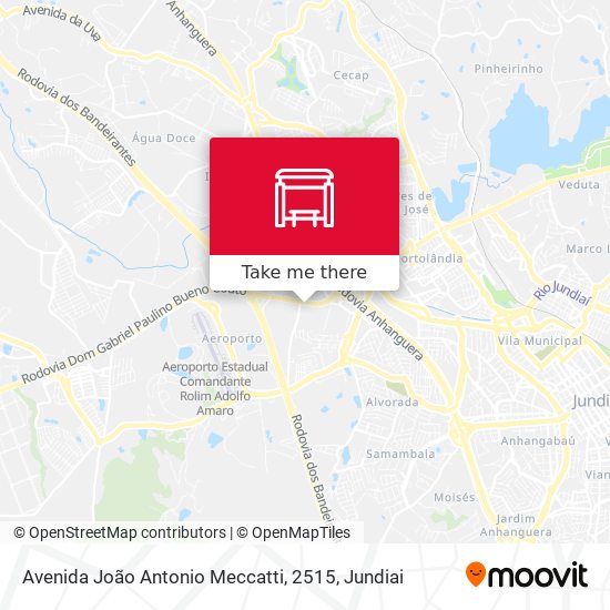 Avenida João Antonio Meccatti, 2515 map