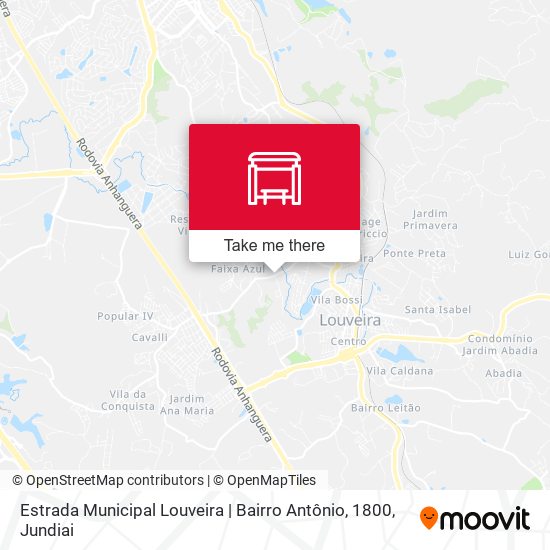 Estrada Municipal Louveira | Bairro Antônio, 1800 map