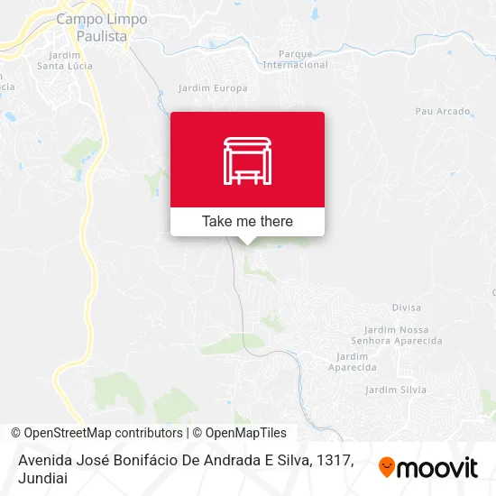 Avenida José Bonifácio De Andrada E Silva, 1317 map
