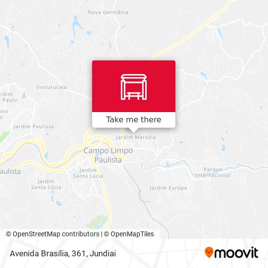 Mapa Avenida Brasília, 361
