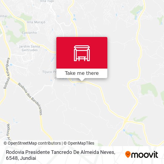 Mapa Rodovia Presidente Tancredo De Almeida Neves, 6548