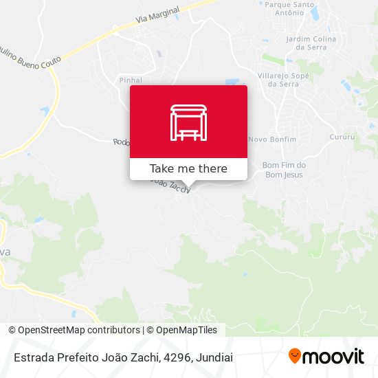 Estrada Prefeito João Zachi, 4296 map