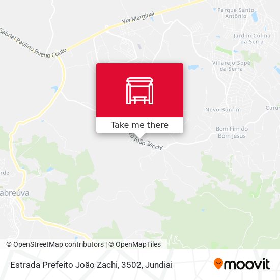 Estrada Prefeito João Zachi, 3502 map