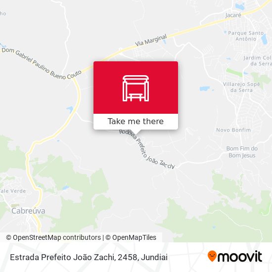 Estrada Prefeito João Zachi, 2458 map
