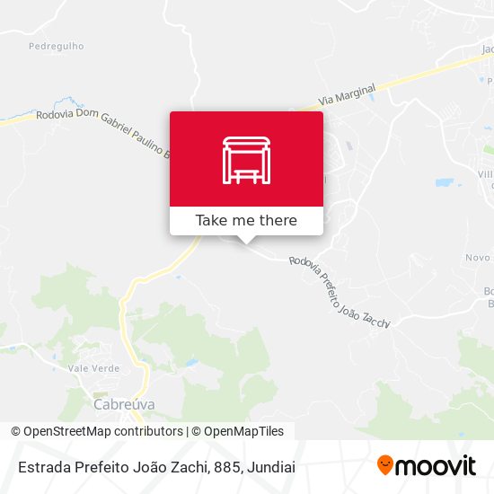 Estrada Prefeito João Zachi, 885 map